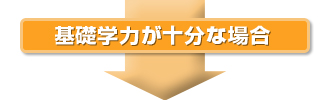 基礎学力が十分な場合