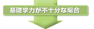 基礎学力が不十分な場合